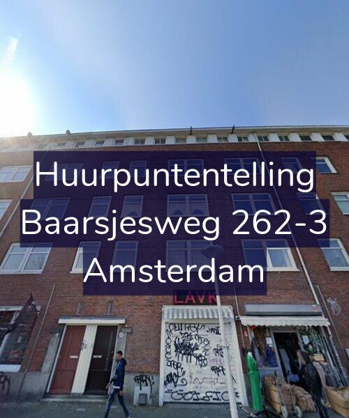 Foto gevel Huurpuntentelling voor Baarsjesweg 262-3, Amsterdam