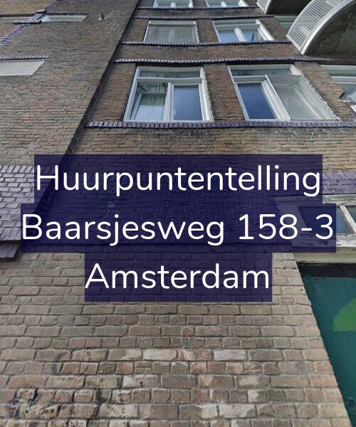 Foto gevel Huurpuntentelling voor Baarsjesweg 158-3, Amsterdam