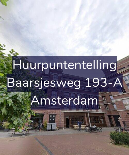 Foto gevel Huurpuntentelling voor Baarsjesweg 193-A, Amsterdam
