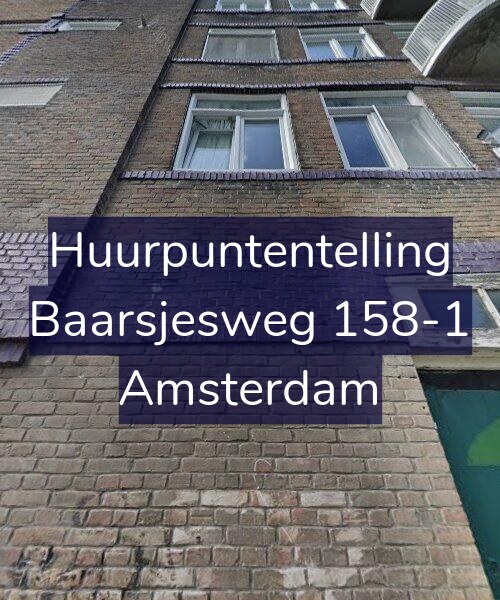 Foto gevel Huurpuntentelling voor Baarsjesweg 158-1, Amsterdam