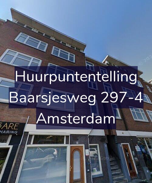 Foto gevel Huurpuntentelling voor Baarsjesweg 297-4, Amsterdam