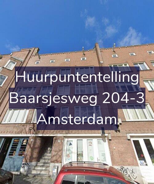 Foto gevel Huurpuntentelling voor Baarsjesweg 204-3, Amsterdam