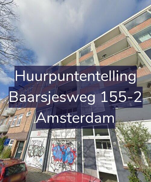 Foto gevel Huurpuntentelling voor Baarsjesweg 155-2, Amsterdam