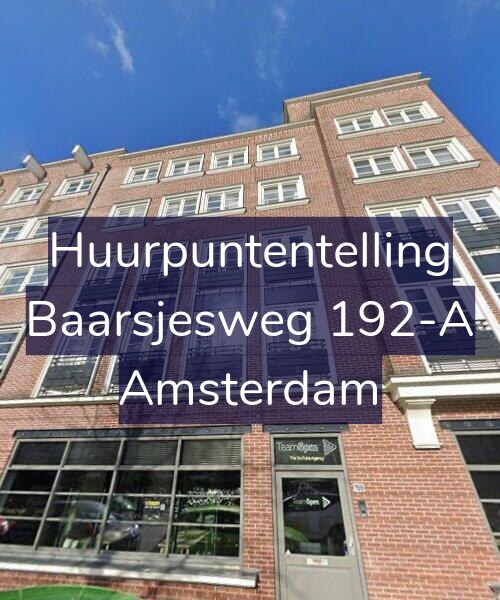 Foto gevel Huurpuntentelling voor Baarsjesweg 192-A, Amsterdam