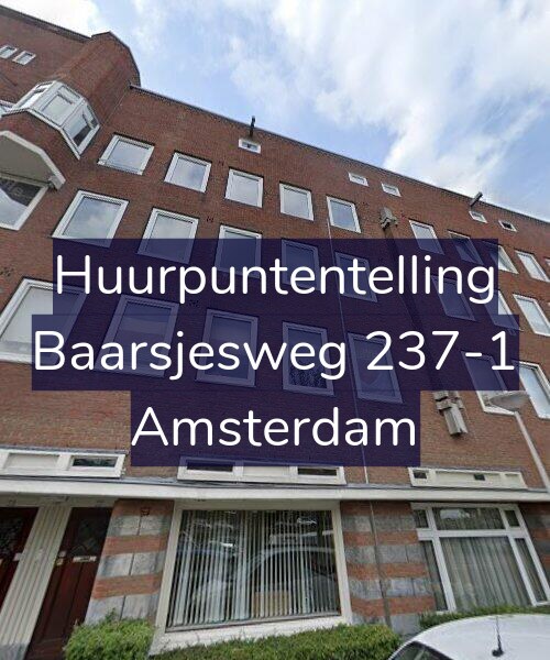 Foto gevel Huurpuntentelling voor Baarsjesweg 237-1, Amsterdam