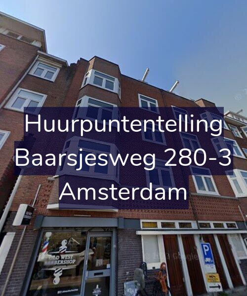 Foto gevel Huurpuntentelling voor Baarsjesweg 280-3, Amsterdam