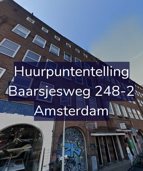 Foto gevel Huurpuntentelling voor Baarsjesweg 248-2, Amsterdam
