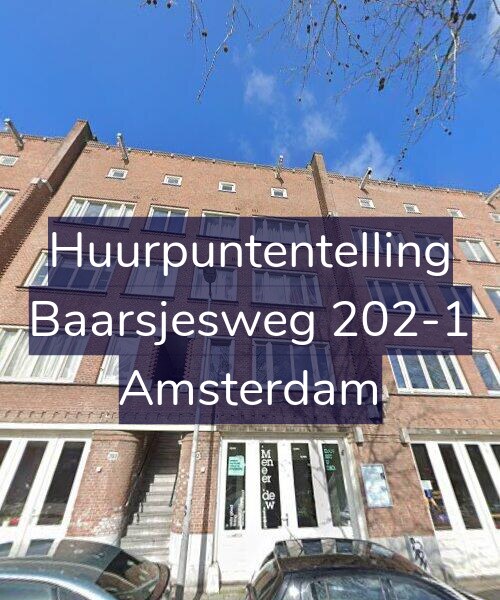 Foto gevel Huurpuntentelling voor Baarsjesweg 202-1, Amsterdam