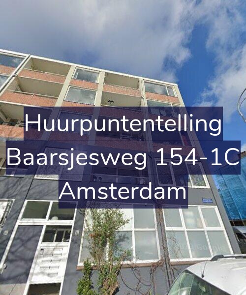 Foto gevel Huurpuntentelling voor Baarsjesweg 154-1C, Amsterdam
