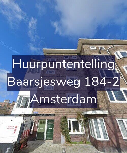 Foto gevel Huurpuntentelling voor Baarsjesweg 184-2, Amsterdam