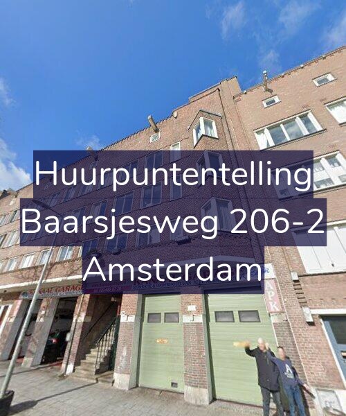 Foto gevel Huurpuntentelling voor Baarsjesweg 206-2, Amsterdam