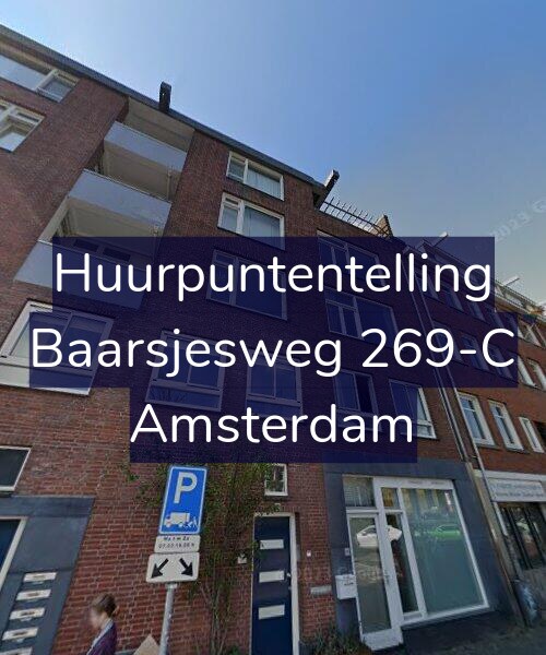 Foto gevel Huurpuntentelling voor Baarsjesweg 269-C, Amsterdam