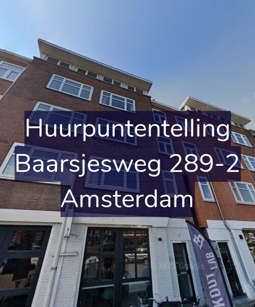 Foto gevel Huurpuntentelling voor Baarsjesweg 289-2, Amsterdam