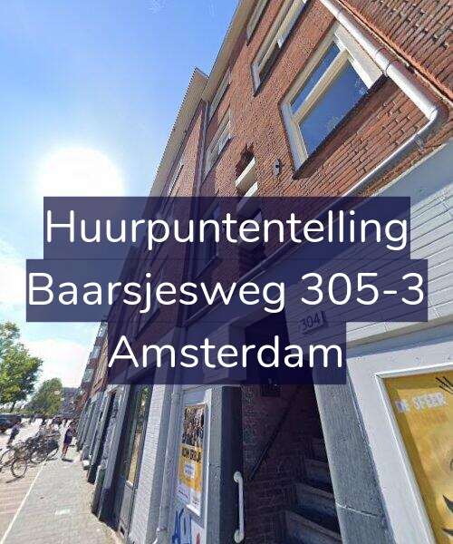 Foto gevel Huurpuntentelling voor Baarsjesweg 305-3, Amsterdam