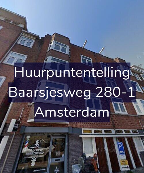 Foto gevel Huurpuntentelling voor Baarsjesweg 280-1, Amsterdam