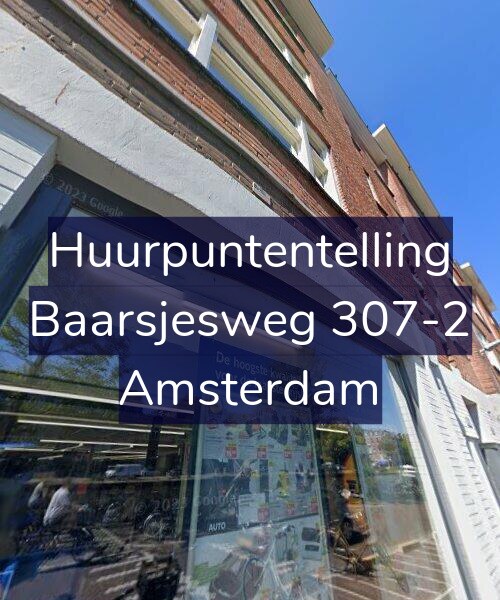 Foto gevel Huurpuntentelling voor Baarsjesweg 307-2, Amsterdam