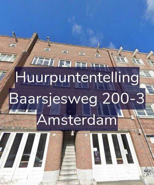 Foto gevel Huurpuntentelling voor Baarsjesweg 200-3, Amsterdam