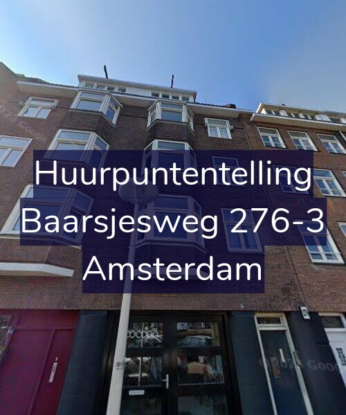 Foto gevel Huurpuntentelling voor Baarsjesweg 276-3, Amsterdam