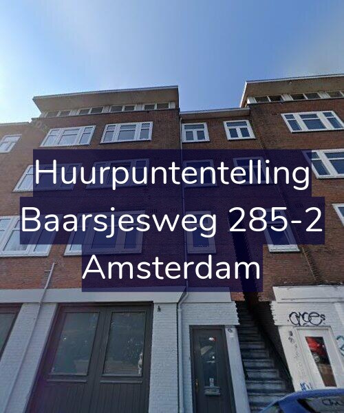 Foto gevel Huurpuntentelling voor Baarsjesweg 285-2, Amsterdam