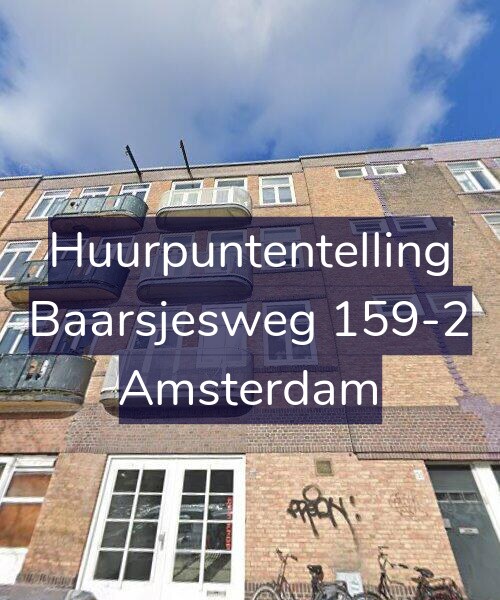 Foto gevel Huurpuntentelling voor Baarsjesweg 159-2, Amsterdam