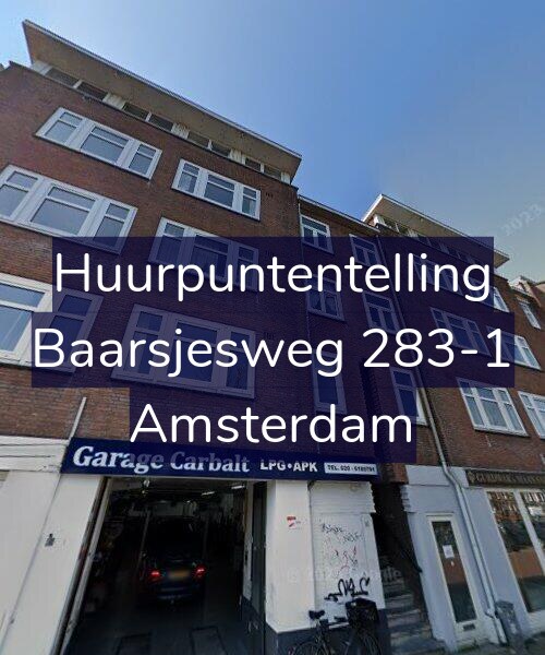 Foto gevel Huurpuntentelling voor Baarsjesweg 283-1, Amsterdam