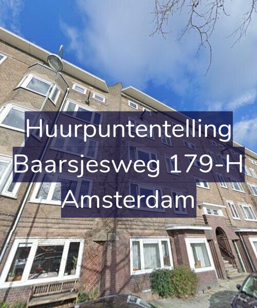 Foto gevel Huurpuntentelling voor Baarsjesweg 179-H, Amsterdam
