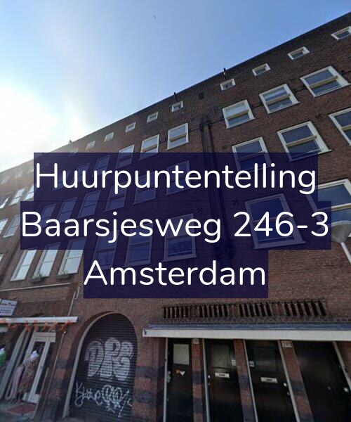 Foto gevel Huurpuntentelling voor Baarsjesweg 246-3, Amsterdam