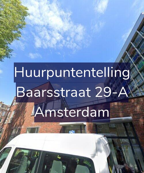Foto gevel Huurpuntentelling voor Baarsstraat 29-A, Amsterdam