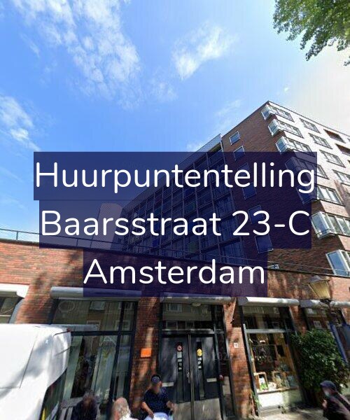Foto gevel Huurpuntentelling voor Baarsstraat 23-C, Amsterdam