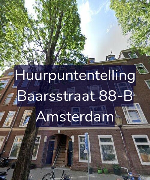 Foto gevel Huurpuntentelling voor Baarsstraat 88-B, Amsterdam