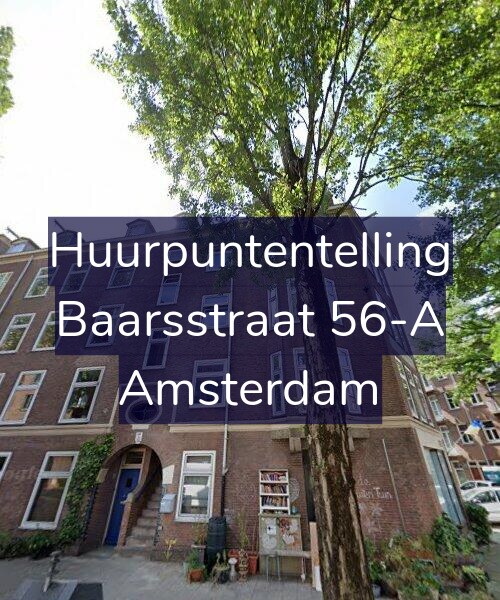 Foto gevel Huurpuntentelling voor Baarsstraat 56-A, Amsterdam