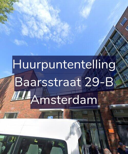 Foto gevel Huurpuntentelling voor Baarsstraat 29-B, Amsterdam