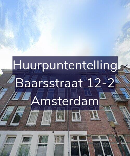 Foto gevel Huurpuntentelling voor Baarsstraat 12-2, Amsterdam