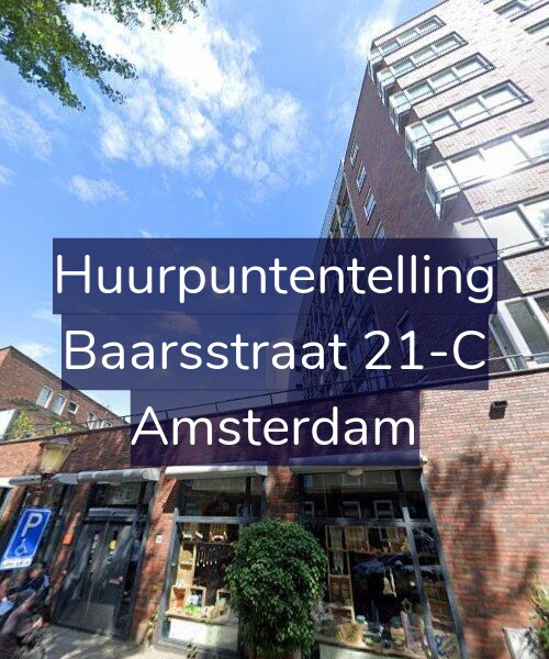 Foto gevel Huurpuntentelling voor Baarsstraat 21-C, Amsterdam