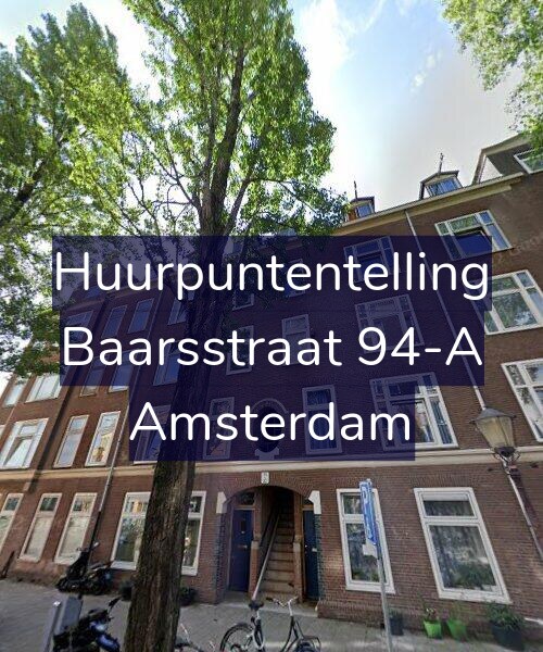 Foto gevel Huurpuntentelling voor Baarsstraat 94-A, Amsterdam