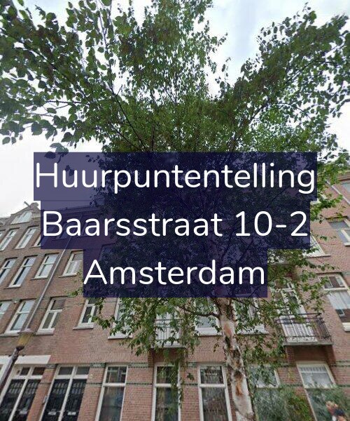 Foto gevel Huurpuntentelling voor Baarsstraat 10-2, Amsterdam