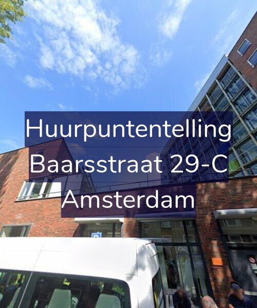 Foto gevel Huurpuntentelling voor Baarsstraat 29-C, Amsterdam