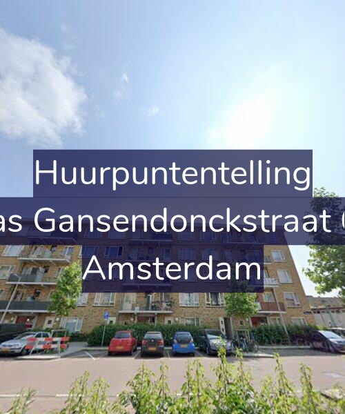 Foto gevel Huurpuntentelling voor Baas Gansendonckstraat 6-C, Amsterdam