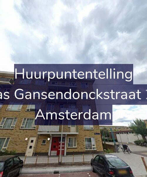 Foto gevel Huurpuntentelling voor Baas Gansendonckstraat 2-C, Amsterdam