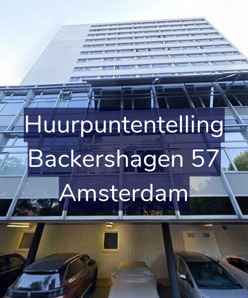 Foto gevel Huurpuntentelling voor Backershagen 57, Amsterdam