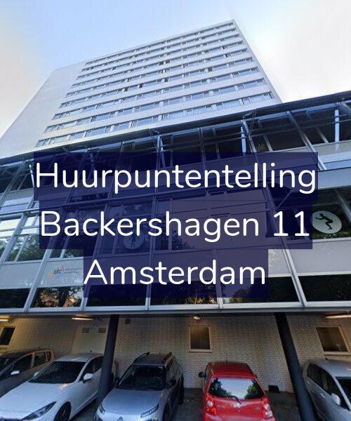 Foto gevel Huurpuntentelling voor Backershagen 11, Amsterdam
