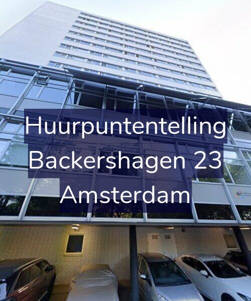Foto gevel Huurpuntentelling voor Backershagen 23, Amsterdam