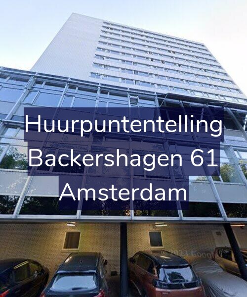 Foto gevel Huurpuntentelling voor Backershagen 61, Amsterdam