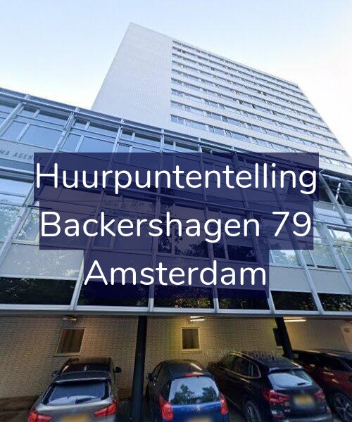 Foto gevel Huurpuntentelling voor Backershagen 79, Amsterdam
