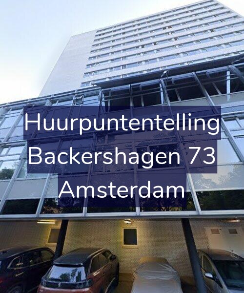 Foto gevel Huurpuntentelling voor Backershagen 73, Amsterdam