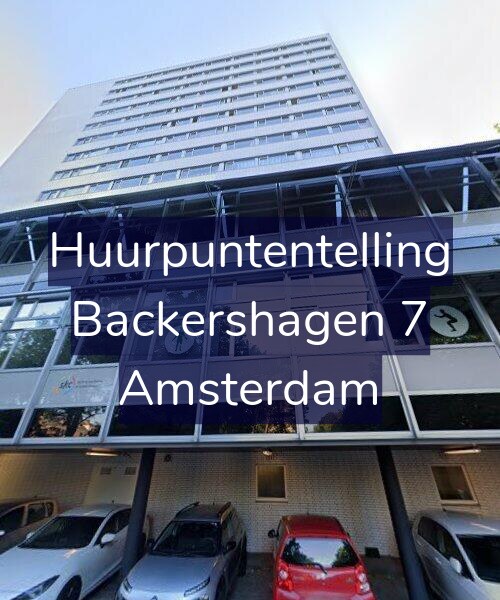 Foto gevel Huurpuntentelling voor Backershagen 7, Amsterdam