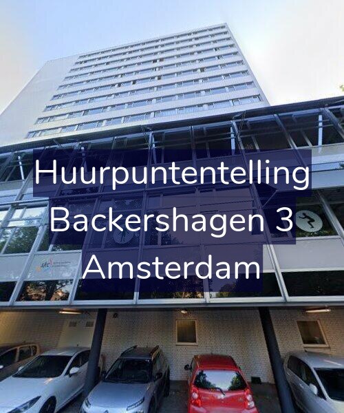 Foto gevel Huurpuntentelling voor Backershagen 3, Amsterdam