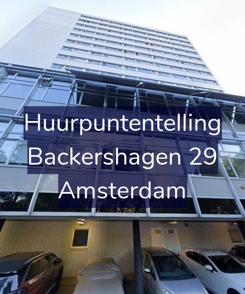 Foto gevel Huurpuntentelling voor Backershagen 29, Amsterdam
