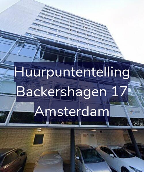 Foto gevel Huurpuntentelling voor Backershagen 17, Amsterdam