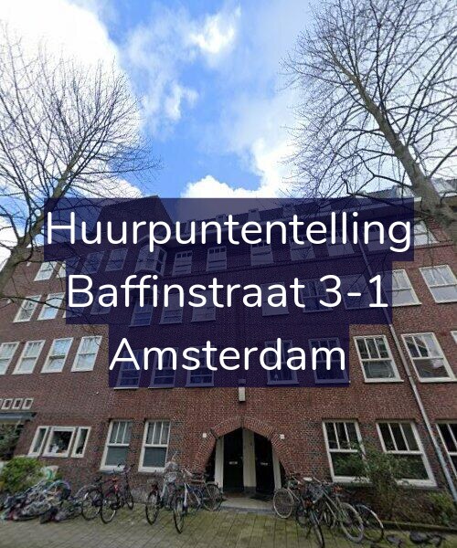 Foto gevel Huurpuntentelling voor Baffinstraat 3-1, Amsterdam